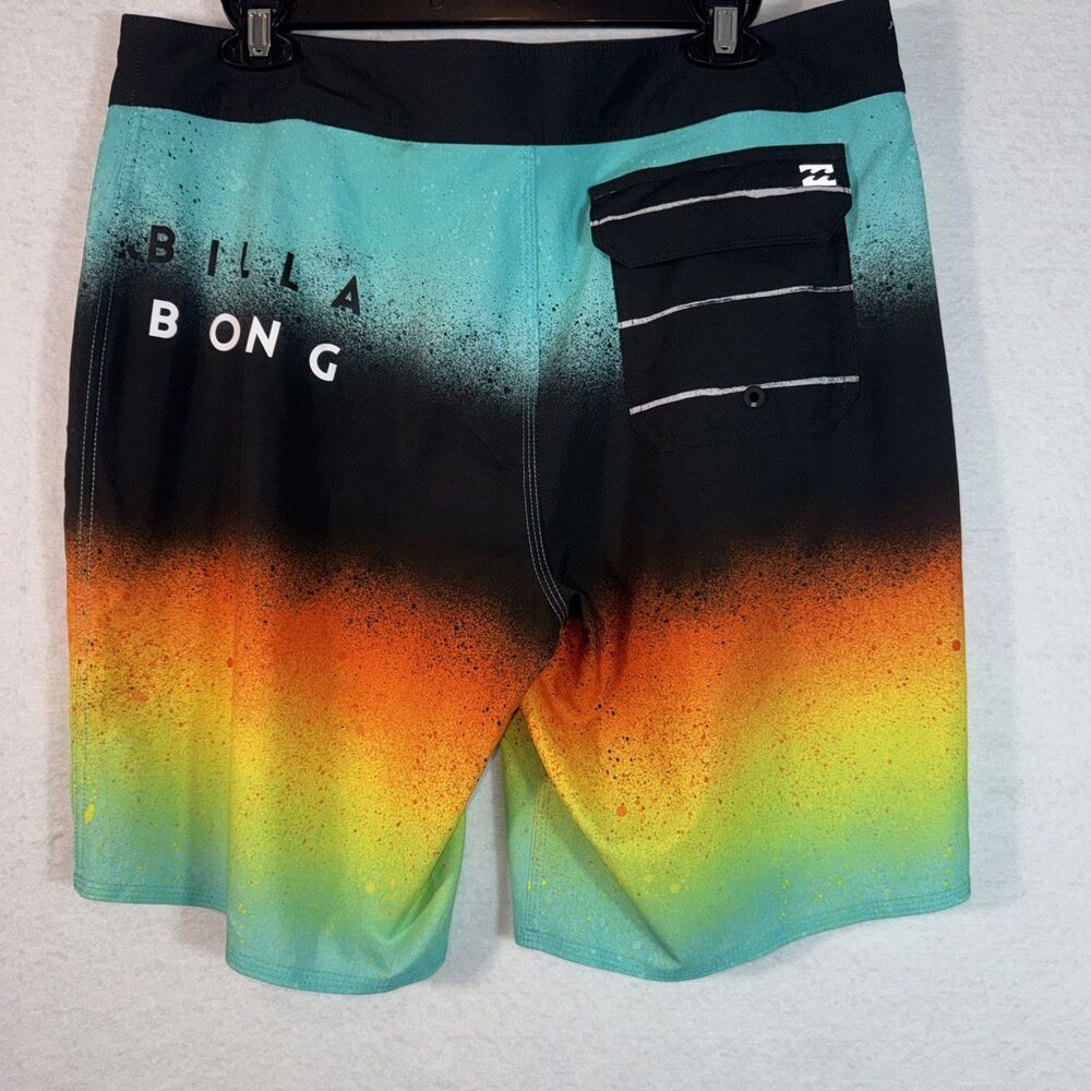 Billabong Platinum X Tribong Board Shorts Mens 34 Sunset Ombre Swim Trunks - Picture 6 of 13